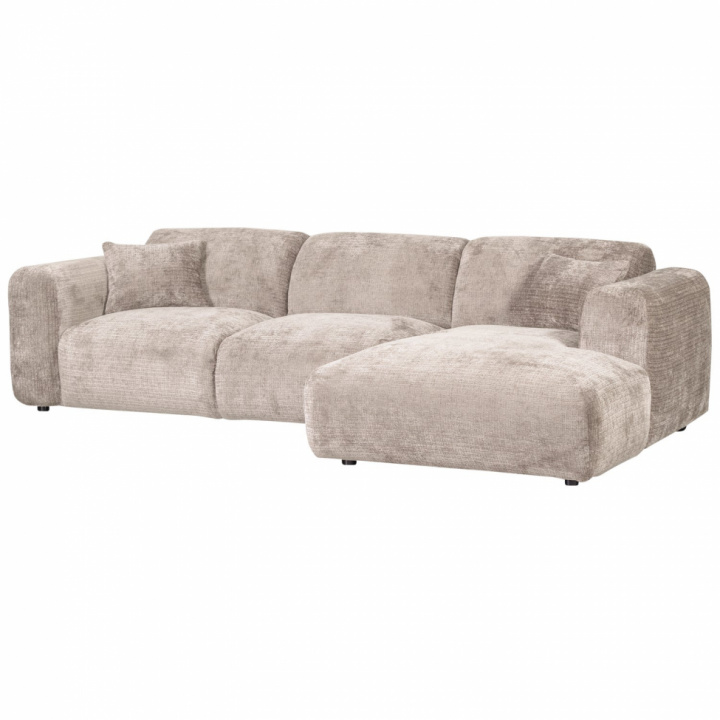 Sofa ‘Cloud’ 3-personers chaiselong højre - Grå i gruppen Møbler / Sofaer / 3-personers sofaer hos Reforma (375073-N)
