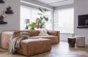 Hjørnesofa \'Bean\' - Cognac