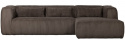 Sofa \'Bean\' 4-sæder - Brun/Manchester