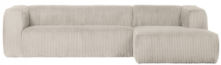 Sofa \'Bean\' 4-sæder - Lys grå/Manchester i gruppen Møbler / Sofaer / Chaiselong sofaer hos Reforma (375694-RN)