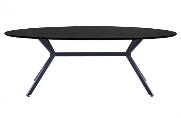 Spisebord \'Bruno\' 220x100cm - Sort i gruppen Møbler / Bord / Spisebord hos Reforma (377217-Z)