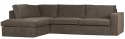 Sofa \'Freddie\' 4-sæder - Mørkebrun