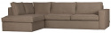 Sofa \'Freddie\' 4-sæder - Lys brun