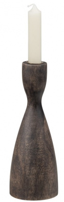 Lysestage \'Rosa\' 22cm - Brun