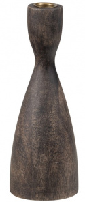 Lysestage \'Rosa\' 22cm - Brun