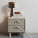 Sengebord \'Rune’ - Beige