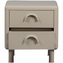 Sengebord \'Rune’ - Beige