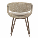 Spisestol ‘Yossi’ - Beige/Kobber