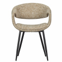 Spisestol ‘Yossi’ - Beige/Sort