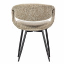 Spisestol ‘Yossi’ - Beige/Sort