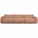 Sofa ‘Baggy’ 3-sits - Brun/Rosa