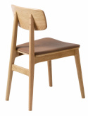 Stol \'Garde\' - Eg/Brun