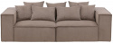 Sofa \'Gällivare\' 3-sæde - Brun