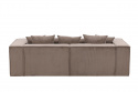 Sofa \'Gällivare\' 3-sæde - Brun