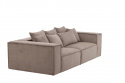 Sofa \'Gällivare\' 3-sæde - Brun