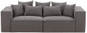 Sofa \'Gällivare\' 3-sæde - Grå