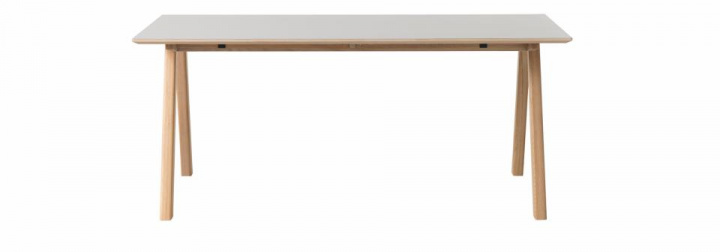 Matbord \'Hallaryd\' 180x90cm - Ek/Gr&aring; i gruppen Møbler / Bord / Spisebord hos Reforma (40592990)