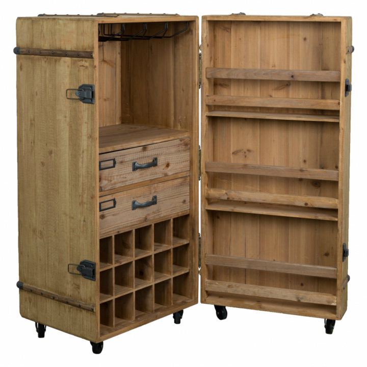 Vintage Skåp \'Lico\' - Natur i gruppen Møbler / Hylder & opbevaring / Skabe og skænke hos Reforma (4100020)