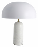 Bordlampe \'Atlas\' - Hvid/Marmor