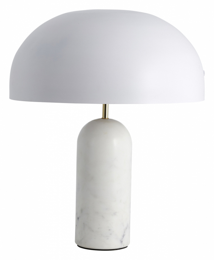 Bordlampe \'Atlas\' - Hvid/Marmor i gruppen Belysning / Lamper / Bordlamper hos Reforma (4132)
