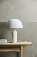 Bordlampe \'Atlas\' - Hvid/Marmor