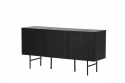 Skab \'Björkön\' 150x75 - Sort