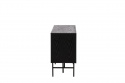 Skab \'Björkön\' 150x75 - Sort