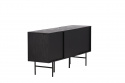 Skab \'Björkön\' 150x75 - Sort