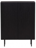 Skab \'Björkön\' 80x103 - Sort