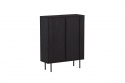 Skab \'Björkön\' 80x103 - Sort