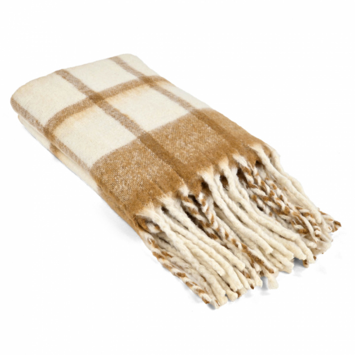 Tæppe \'Rachel\' 130x170cm - Gul i gruppen Indretning / Tekstiler / Plaider & tæpper hos Reforma (4224615675040)