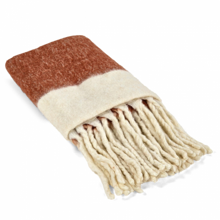 Ternet \'Carrie\' 130x170cm - Lyserød i gruppen Indretning / Tekstiler / Plaider & tæpper hos Reforma (4224615676047)