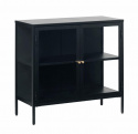 Sideboard \'Hagavik\' 3 sektioner - Sort/Messing