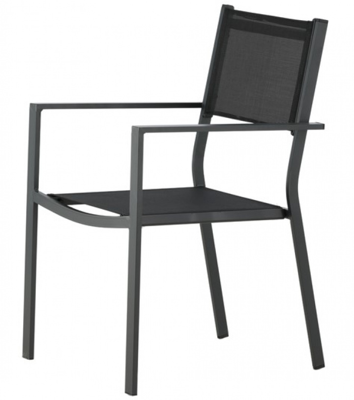 Spise stol \'Charlotte\' - Sort i gruppen Møbler / Havemøbler / Havestole hos Reforma (4231-408)