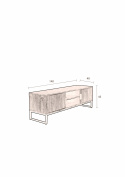TV-bænk \'Honey Sideboard\' - Brun