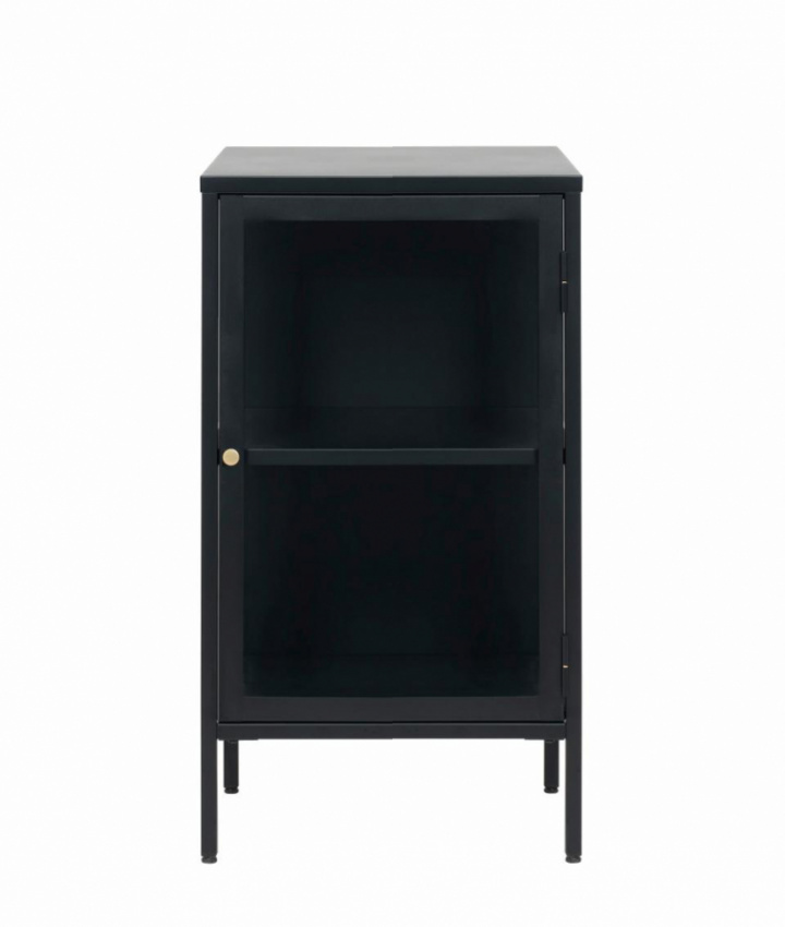 Skab \'Hagavik\' 1 sektion - Sort/Messing i gruppen Møbler / Hylder & opbevaring / Sideboards hos Reforma (43170600)