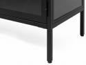 Tv-bænk \'Hagavik\' - Sort/Messing