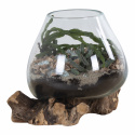 Dekoration \'Waterdrop\' - Træ/Glas 