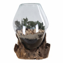Dekoration \'Waterdrop\' - Træ/Glas 