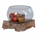 Dekoration \'Waterdrop\' 26x20cm - Træ/Glas