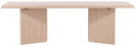 Spisebord \'Bakkafrost\' 240x100cm - Hvidpigmenteret eg 