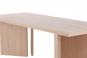 Spisebord \'Bakkafrost\' 240x100cm - Hvidpigmenteret eg 