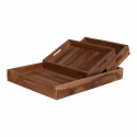 3-pak Bakke \'Faro\' - Teak/Natur