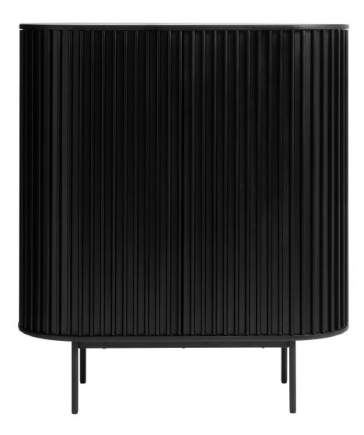 Skab \'Lomma\' - Sort i gruppen Møbler / Hylder & opbevaring / Skabe og skænke hos Reforma (46094640)