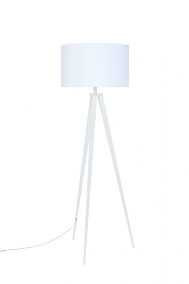 Gulvlampe \'Tripod\' 50x50 - Hvid i gruppen Belysning / Lamper / Gulvlamper hos Reforma (5000802)