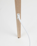 Gulvlampe \'Tripod\' - Træ og hvid