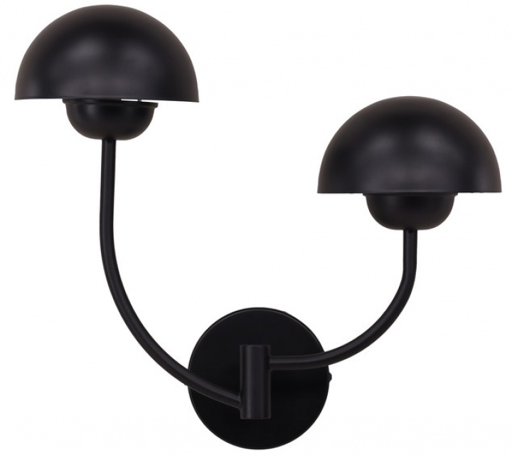 Væglampe \'Leksand\' - Sort i gruppen Belysning / Lamper / Væglamper hos Reforma (50056-021)