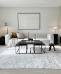 Tæppe \'Cosy\' 160x230cm - Hvid