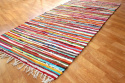 Gulvtæppe \'Happy\' 60x110cm - Multifarvet