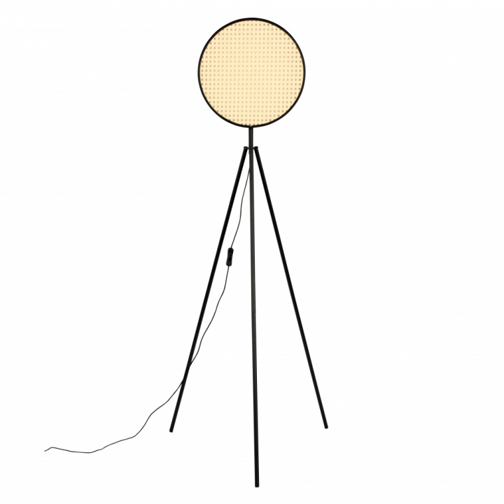 Gulvlampe \'Sien\' - Natur/Sort i gruppen Belysning / Lamper / Gulvlamper hos Reforma (5100102)